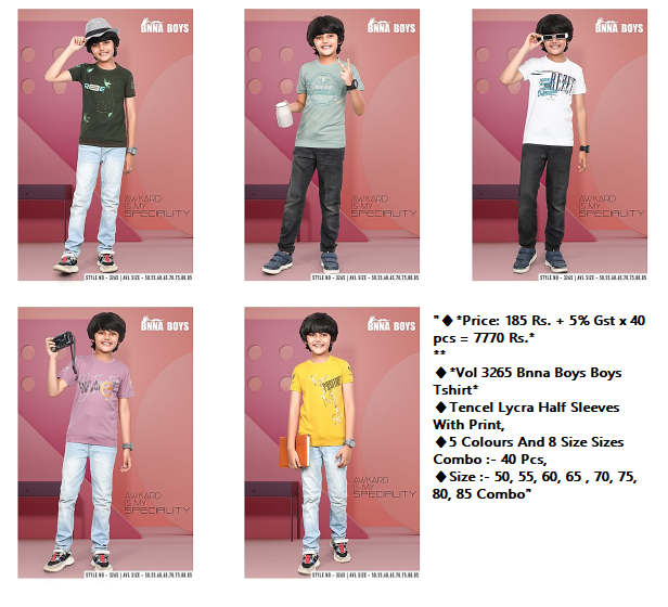 Vol 3265 Bnna Boys Boys Tshirt